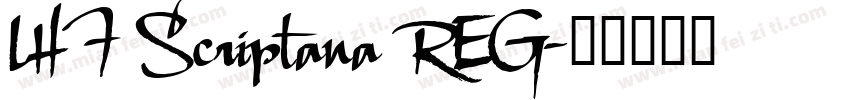 LHF Scriptana REG字体转换